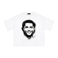 GOATS: CR BOXY WHITE T-SHIRT