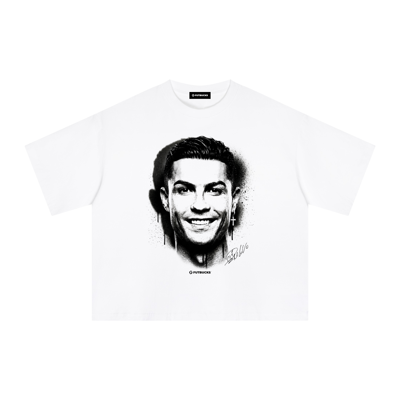 GOATS: CR BOXY WHITE T-SHIRT