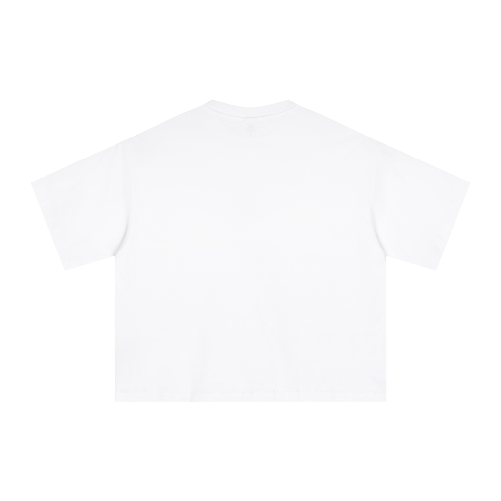 GOATS: CR BOXY WHITE T-SHIRT
