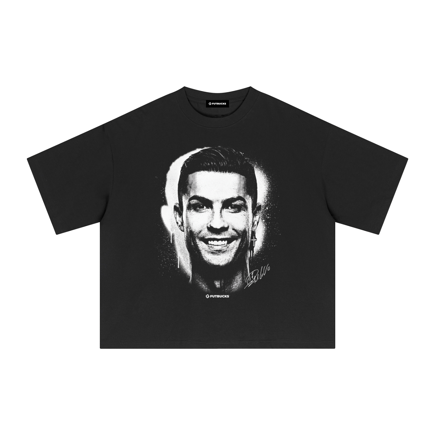 GOATS: CR BOXY BLACK T-SHIRT